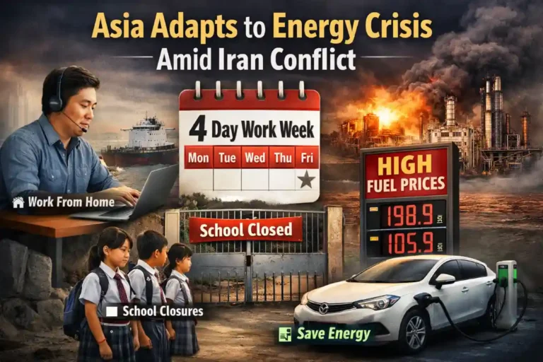 Asia Adopts Work-From-Home, Shorter Weeks as Energy Crisis Deepens Amid Iran War